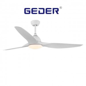 52/63 Inch White Black LED Ceiling Fan 3 ABS Blades BLDC Modern Ceiling Fan with Light