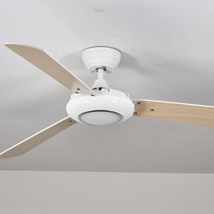 50 Inch DC Ceiling Fan with LED Light, MDF Blades, Remote Control